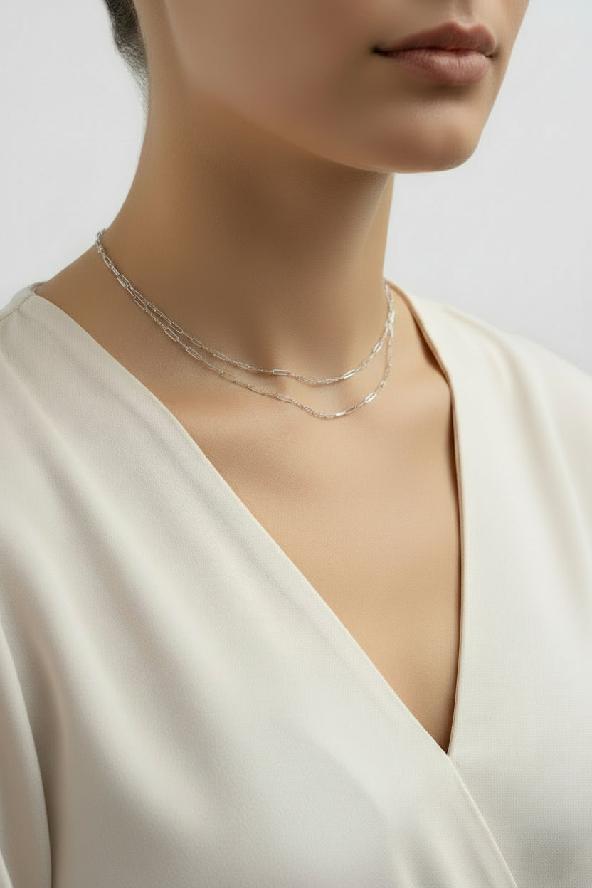 Paperclip Chain Necklace