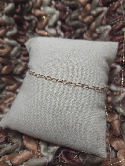 Paperclip Anklet