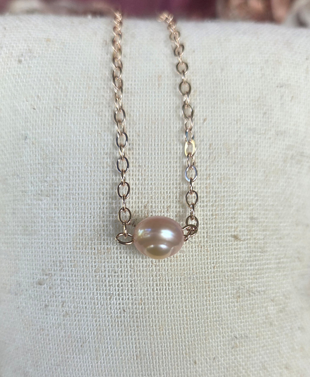 Rose cable baroque pearl
