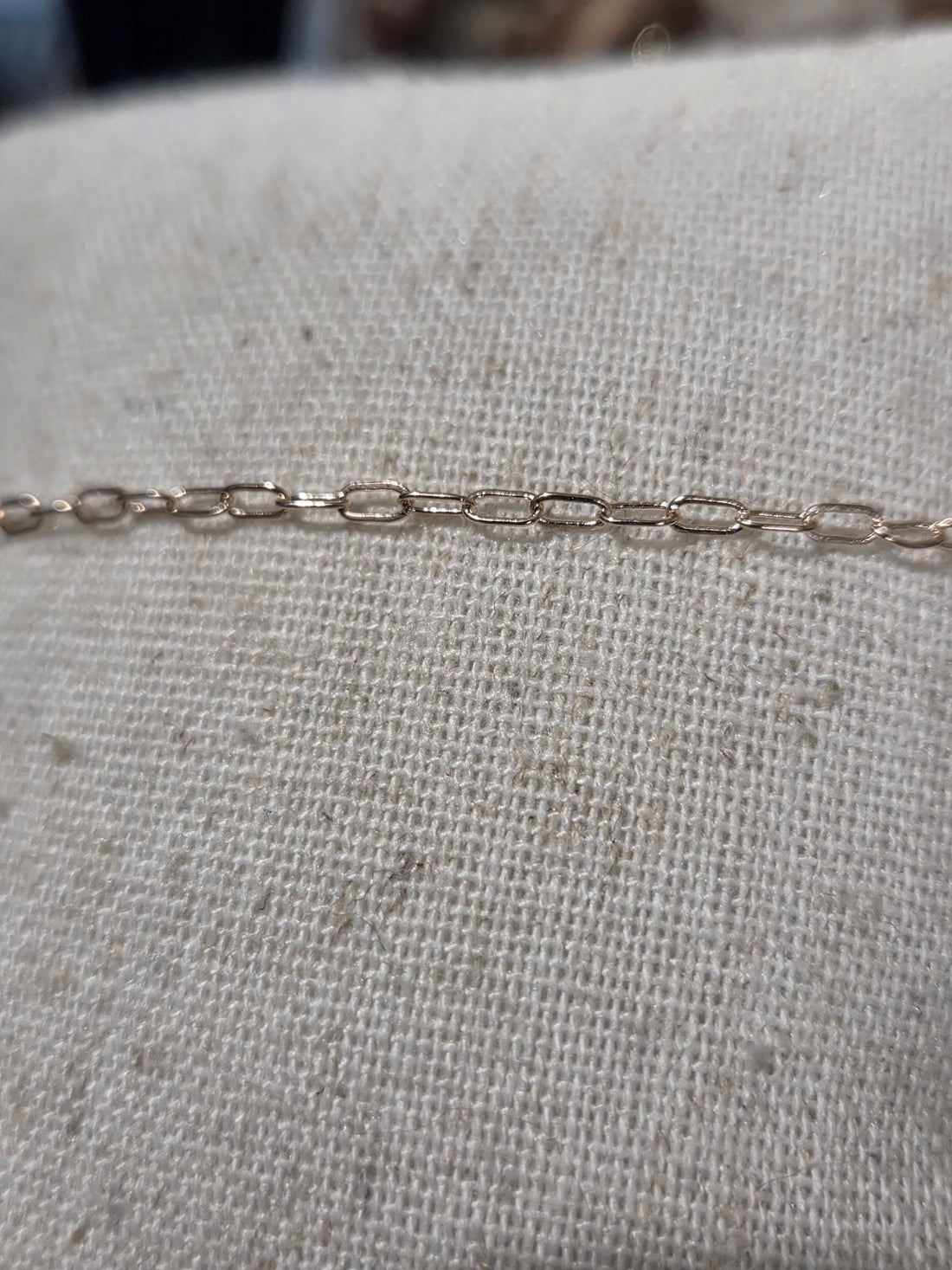 Fine Paperclip Bracelet