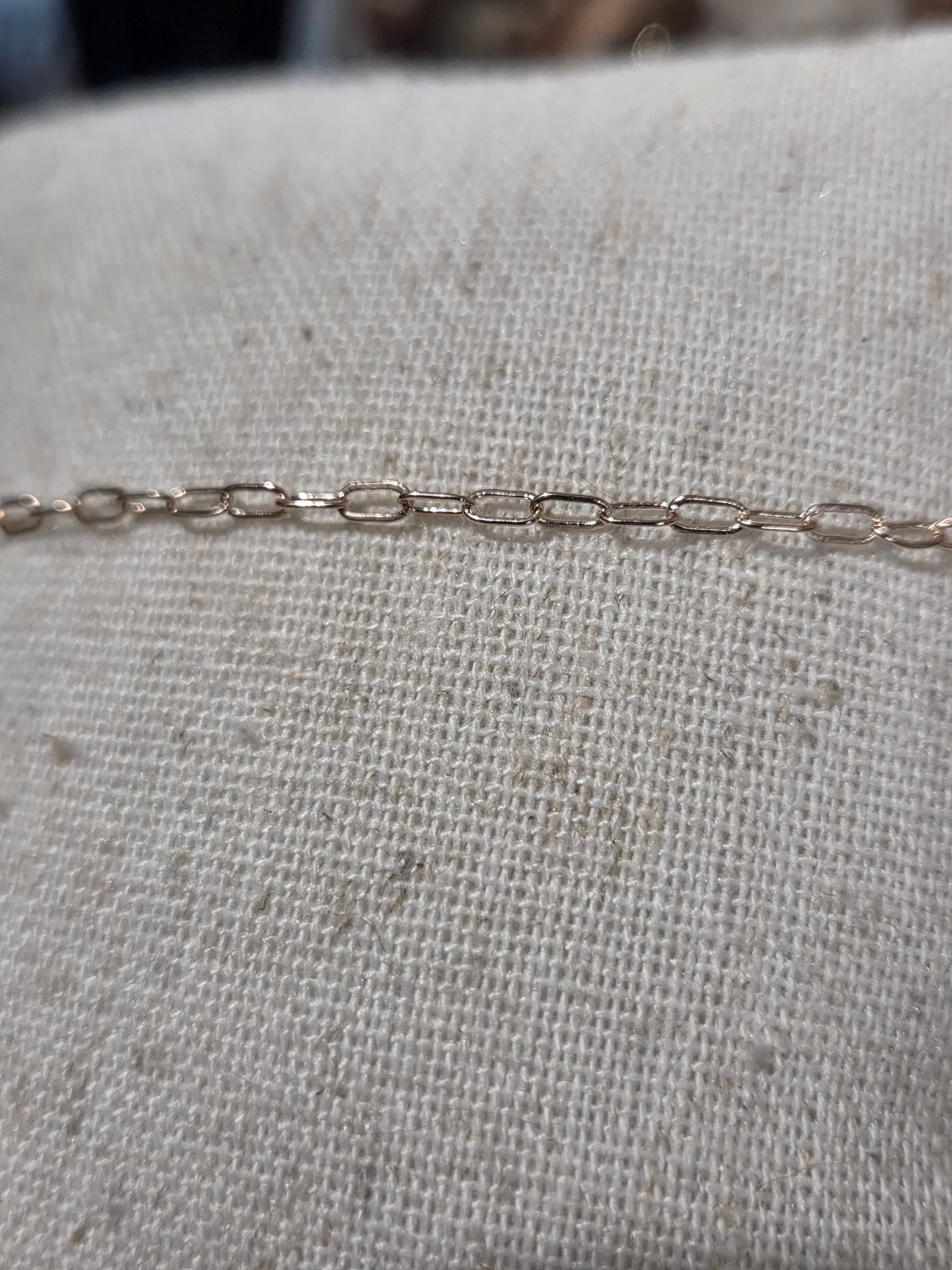 Fine Paperclip Bracelet