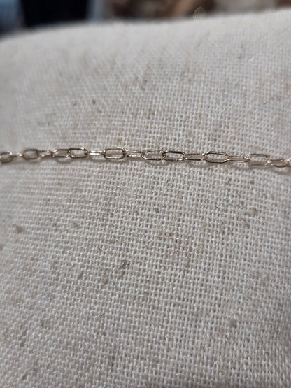 Fine Paperclip Bracelet